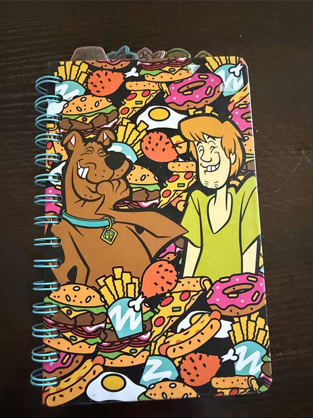 Spiral Notebook - Colorful Scooby Doo Cartoon Design